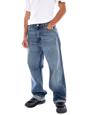 Payson Pant Blue marble used wash - Pantaloni Denim Jeans Uomo Blu I037534 017X CARHARTT WIP 