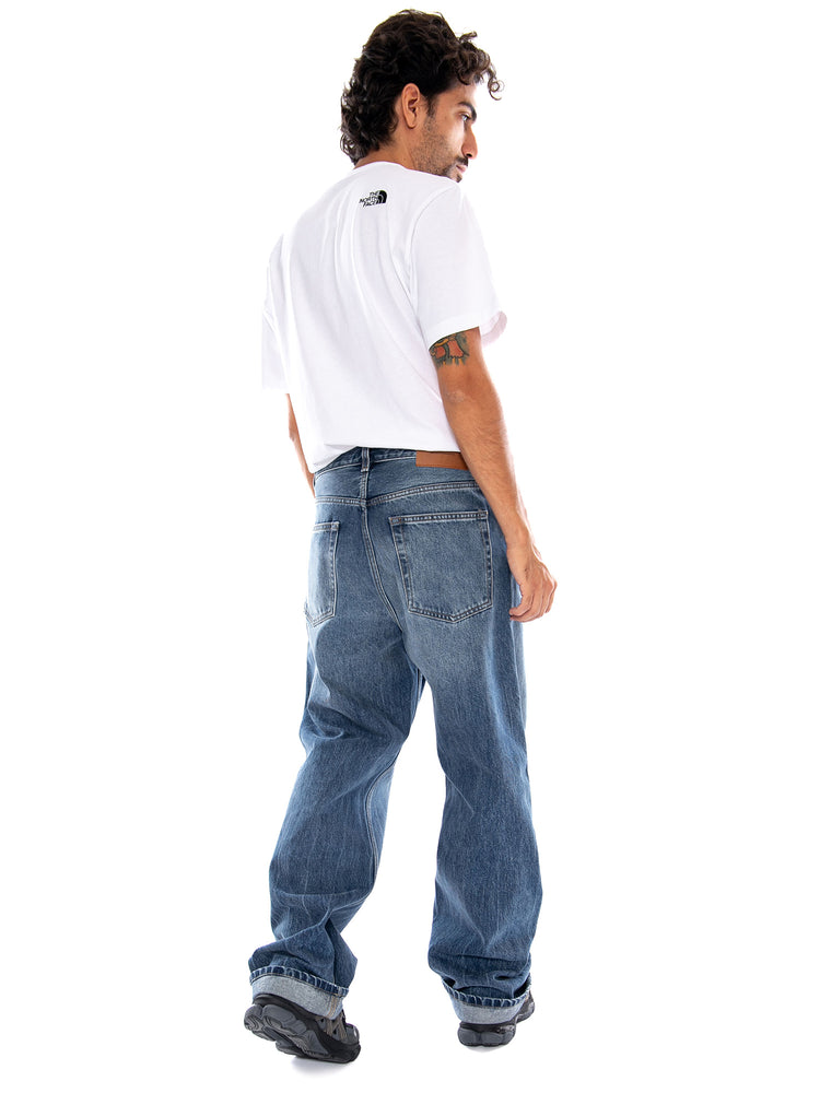 Payson Pant Blue marble used wash - Pantaloni Denim Jeans Uomo Blu I037534 017X CARHARTT WIP 