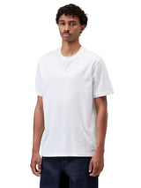 CARHARTT WIP STANDARD CREW NECK 2 PACK T-SHIRT WHITE / WHITE - Lot de Deux T-Shirts Ras du Cou Homme Blancs  Homme CARHARTT WIP