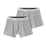 COTTON TRUNKS GREY HEATHER - Lot de Deux Boxer Homme Gris Carhartt Wip