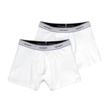 COTTON TRUNKS WHITE / WHITE - Set de Deux Paires de Boxer Homme Blancs CARHARTT WIP