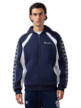 FULL ZIP HOODIE SWEATSHIRT NAVY - Sweat-shirt à Capuche et Zip Homme Bleu Marine  Homme CHAMPION