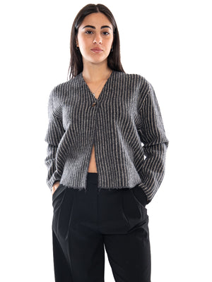 Compañía Fantástica Cardigan Dark Grey - Cardigan Donna Grigio Scuro 63C/10246 MLT COMPANIA FANTASTICA 