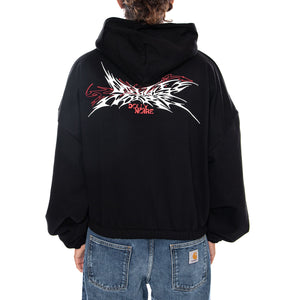 SHARD DOLLY NOIRE BOXY HOODIE BLACK POKÉMON - Felpa con Cappuccio Uomo Nera Collaborazione Pokémon SW1245 S4 DOLLY NOIRE 