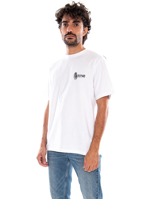 Corruption Tee White - Maglietta Girocollo Uomo Bianca TS1302 T4 DOLLY NOIRE 