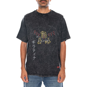 GIRATINA TEE ACID BLACK - Maglietta Girocollo Uomo Nera Collaborazione Pokemon TS1340 T4 DOLLY NOIRE 