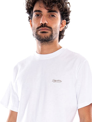 Asso Di Spade Tee White - Maglietta Girocollo Uomo Bianca TS917 TT DOLLY NOIRE 