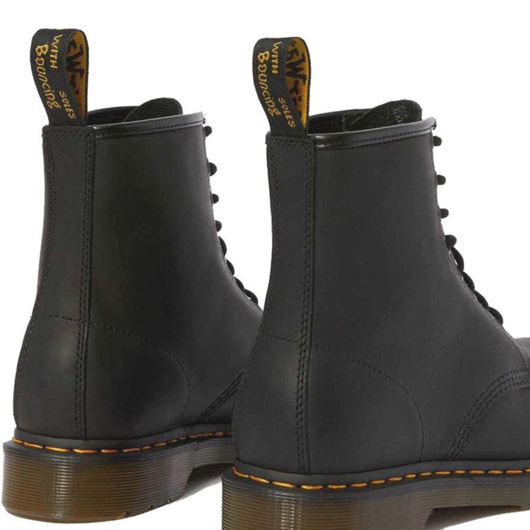 1460 GREASY BLACK - Stivaletti Stringati Uomo Neri 11822003 BLK DR.MARTENS 