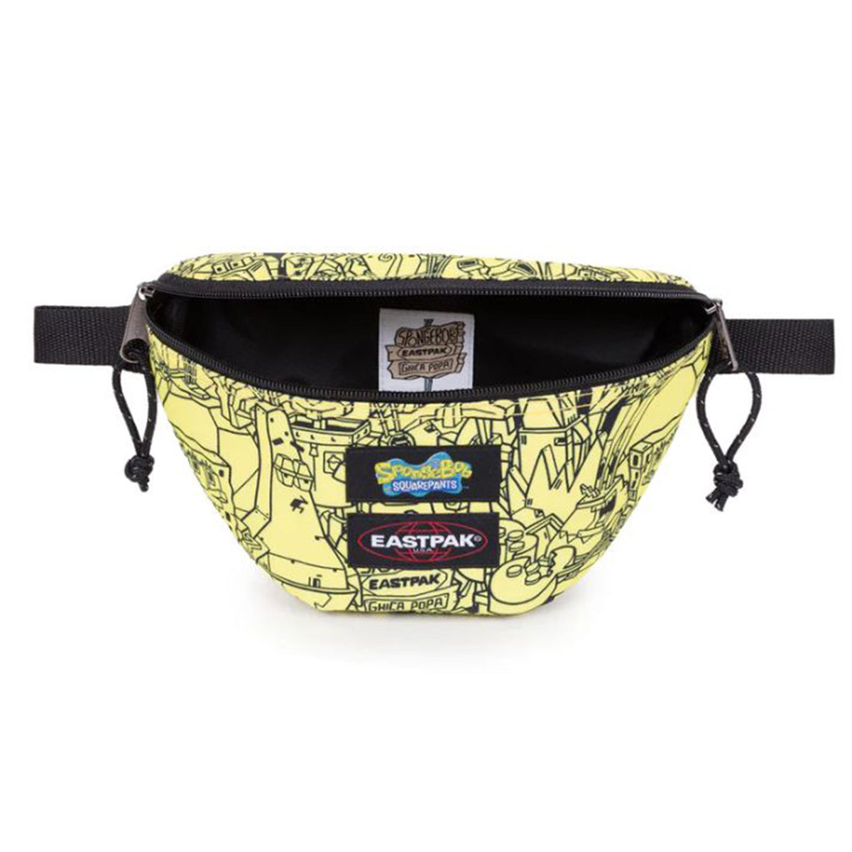 SPRINGER ALLOVER YELLOW SPONGEBOB - Marsupio Giallo / Multicolore EK000074 E0A1 EASTPAK 