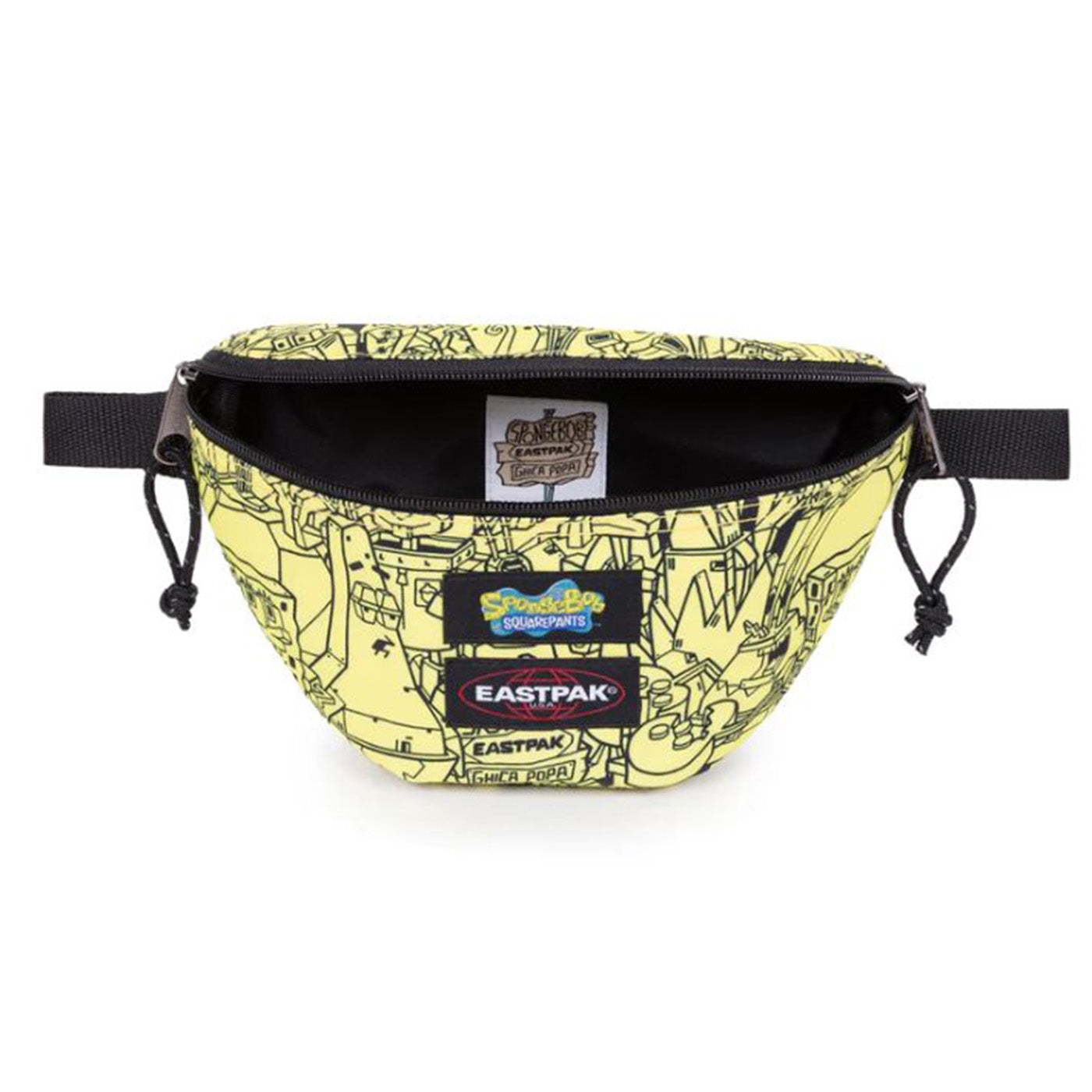 SPRINGER ALLOVER YELLOW SPONGEBOB - Marsupio Giallo / Multicolore EK000074 E0A1 EASTPAK 