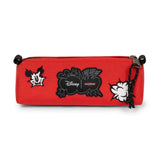 BENCHMARK SINGLE MICKEY PATCH RED - Trousse Rouge ACCESSOIRES EASTPAK