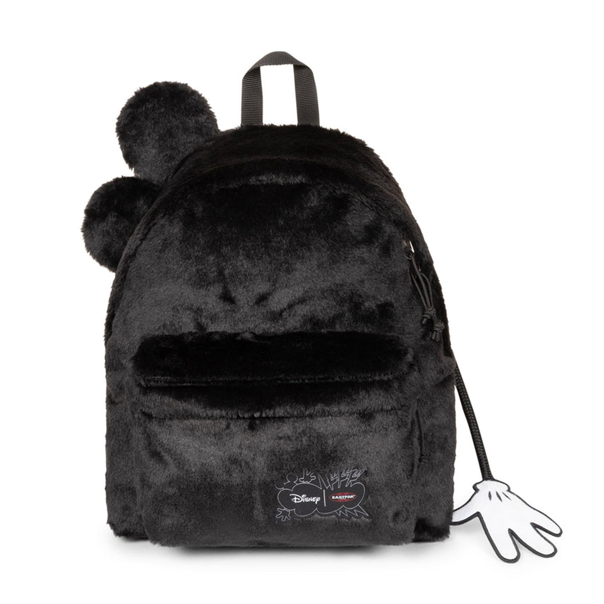 PADDED PAK'R MICKEY FUZZY BLACK - Zaino Nero EK000620 D0L1 EASTPAK 