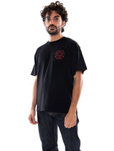 Edwin Music Channel TS Noir / Rouge - T-shirt Homme Noir  Homme EDWIN