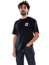 Edwin Sunset on Fuji San TS SS Black - T-shirt Girocollo Uomo Nera Uomo EDWIN