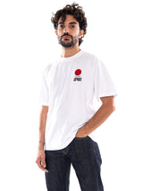 Sun TS SS White - T-shirt Col Rond Homme Blanc  Homme EDWIN