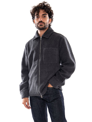 Edwin Snug II Overshirt LS Dark Grey - Overshirt Uomo Grigia I037335 0G.00 EDWIN 