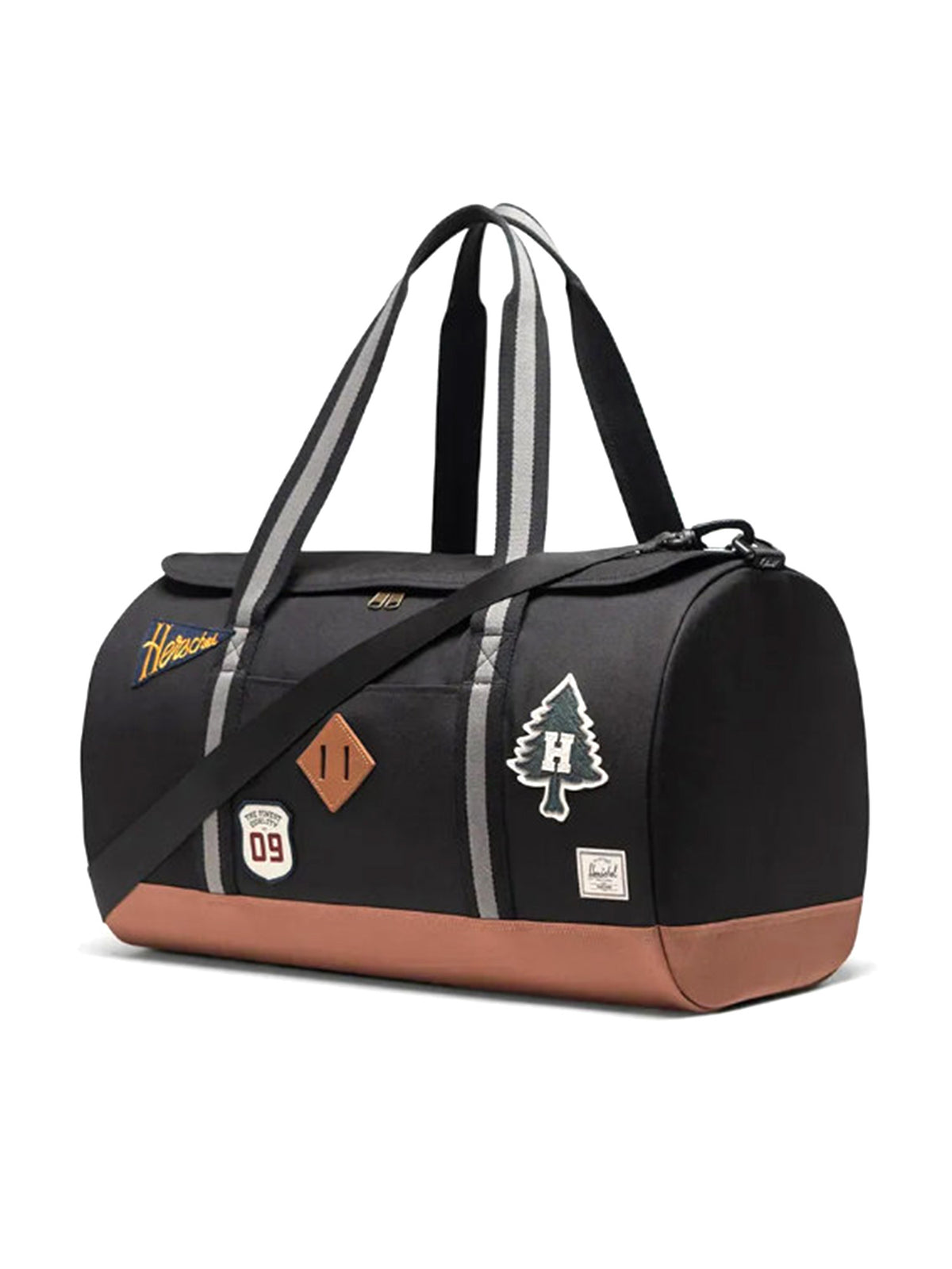 Herschel Heritage Duffle Patches Black - Borsone Nero 11385 07785 HERSCHEL 