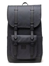 Herschel Little America Backpack Grid Black/Black - Sac à dos Noir ACCESSOIRES HERSCHEL