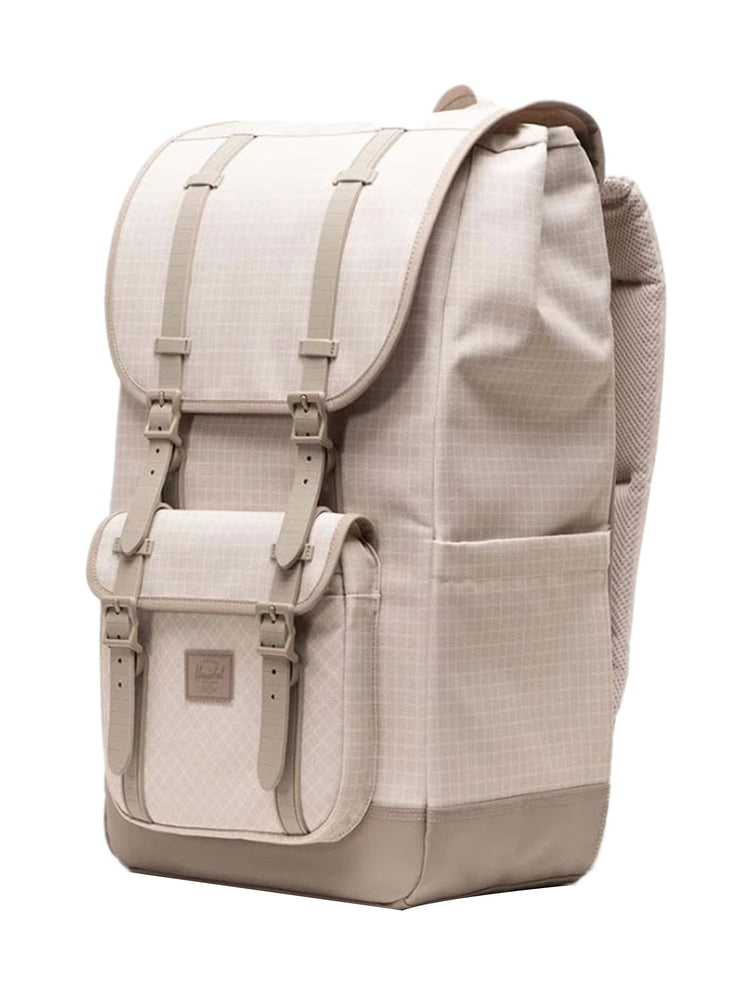 Herschel Little America Backpack Grid Pelican/Roasted Cashew - Zaino Beige 11390 07775 HERSCHEL 