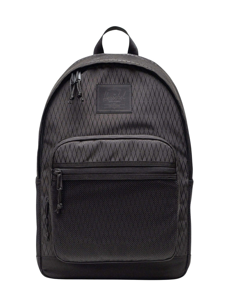 Herschel Kaine Backpack Black Diamond/Black - Zaino Nero<BR/><BR/> 11814 07391 HERSCHEL 