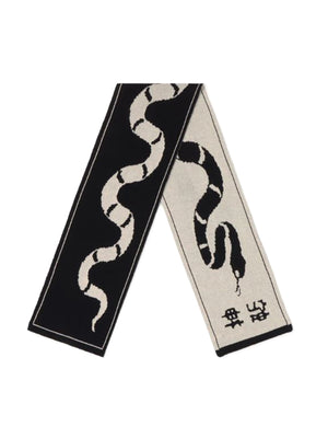 Kaotiko BLACK SNAKE SCARF - Sciarpa Nera AT003 1800 KAOTIKO 