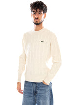 PULL-OVER BEIGE - Pull Homme Beige Homme LACOSTE