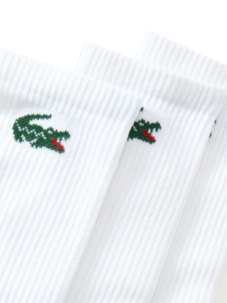 LACOSTE 6PK WHITE - Set da 6 Paia di Calzini Bianchi RA9254 001 LACOSTE 