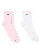 CHAUSSETTES 2PK WHITE - SET DE 2 PAIRES DE CHAUSSETTES BLANCHES ACCESSOIRES LACOSTE