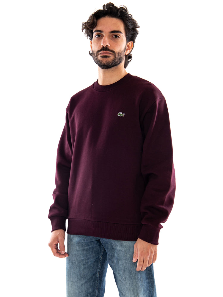 Lacoste Sweatshirt Blue - Felpa Girocollo Uomo Bordeaux SH8868 3KE LACOSTE 