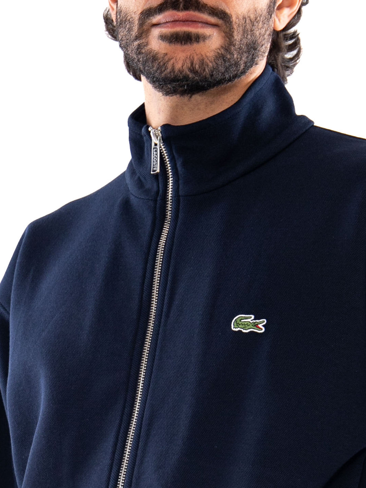 Lacoste Sweatshirt Blue - Felpa Uomo con Zip Blue SH9454 166 LACOSTE 