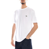 T-Shirt - T-Shirt Col Rond Lacoste Homme Blanc  Homme LACOSTE