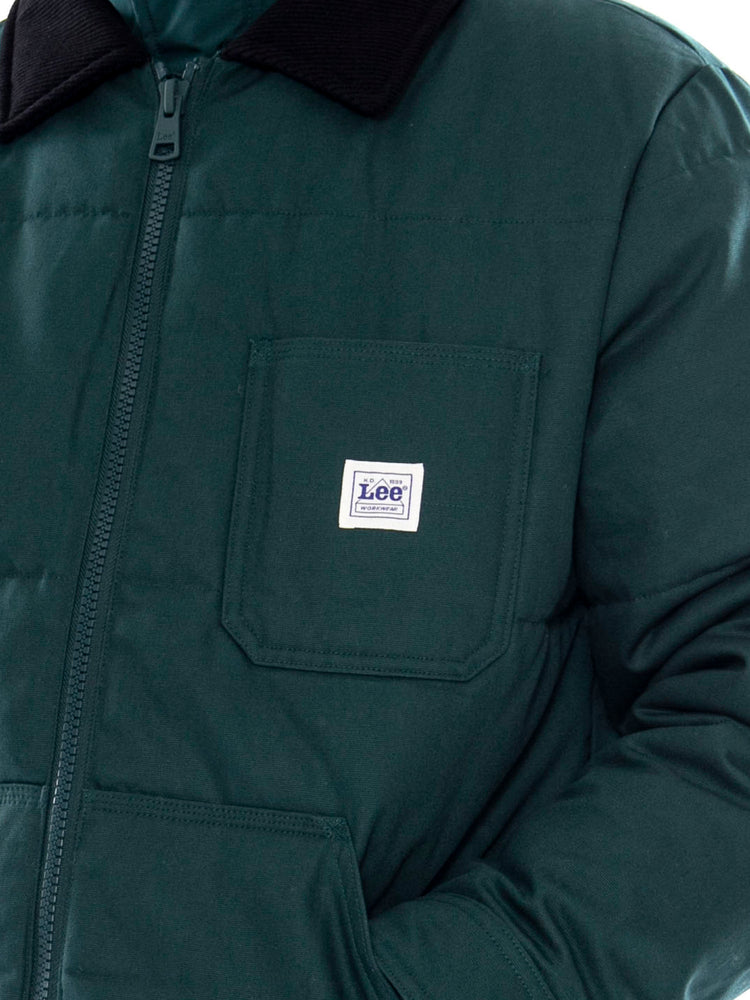 Lee Workwear Puffer Ponderosa Pine Green - Giubbotto Imbottito Uomo Verde 112387033 GRN LEE 