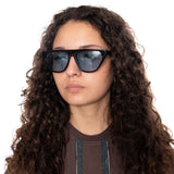 YC 29040 BLACK / BLUE - Lunettes de Soleil Noires  ACCESSOIRES LET'S SEE