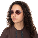 YC 29074 SILVER / PINK - Occhiali da Sole Argento  ACCESSORI LET'S SEE