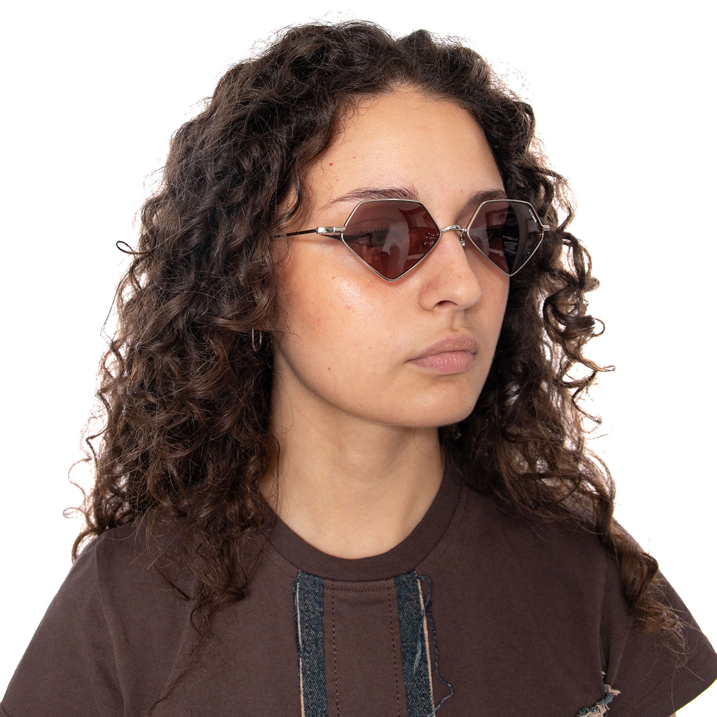 YC 29074 SILVER / PINK - Occhiali da Sole Argento 29074 146 LET'S SEE 