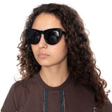 YC 31077 BLACK / BLACK - Lunettes de Soleil Noires ACCESSOIRES LET'S SEE