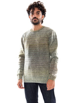 Pull Levi's Presidio Crew Boucle Coffee Winter Pear - Pull Homme Vert Homme LEVIS