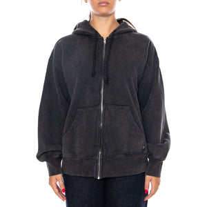 VINTAGE RELAXED FZ HOODIE WOMENS GRUNGE BLACK - Felpa con Cappuccio e Zip Donna Nera 005IH 0005 LEVIS 