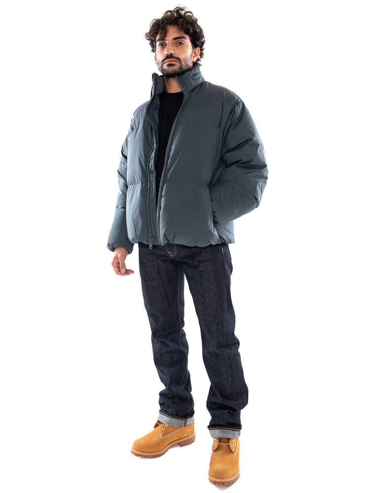 Levi's Aurue Short Puffer Dark Phantom Polyester Dark Slate - Giubbotto Uomo Blu 007SQ 0001 LEVIS 