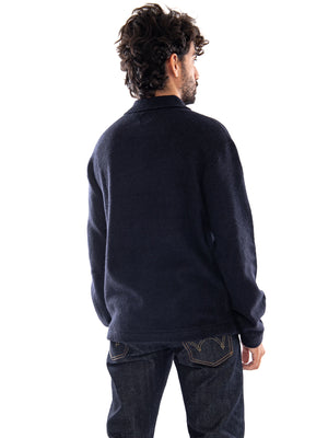 Levi's Boulder Quarter Zip Navy HTR Novelty STI - Maglia Uomo Blu Navy 007W2 0000 LEVIS 
