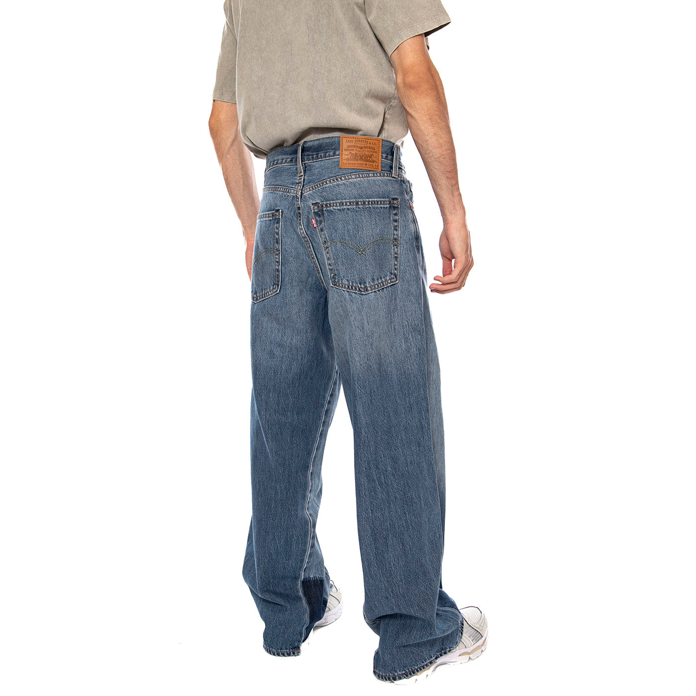 BAGGY WIDE LEG RAIN ALL DAY LIGHT INDIGO - Pantaloni Denim Jeans Uomo Blu 0081B 0002 LEVIS 