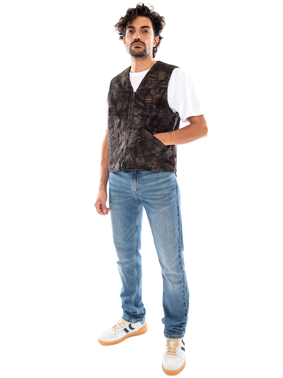 SARATOGA VEST RALEIGH CAMO DARK OLIVE PR - Gilet Uomo Multicolore 0083C 0001 LEVIS 