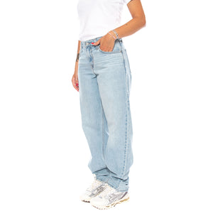 LOOSE TAPER H2'26 MESSAGE SENT MEDIUM WASH - Pantaloni Denim Jeans Donna Blu 0083N 0007 LEVIS 
