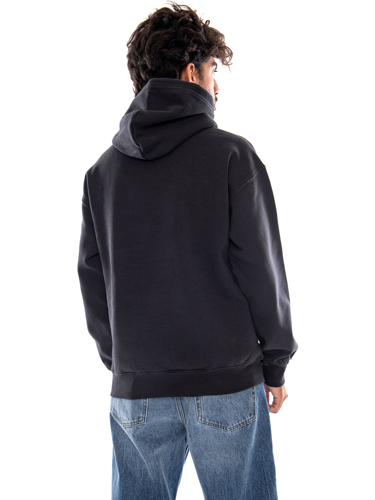 WORKWEAR PO HOODIE DESERT PALM BRUSHED F - Felpa con Cappuccio Uomo Nera 0084Q 0000 LEVIS 