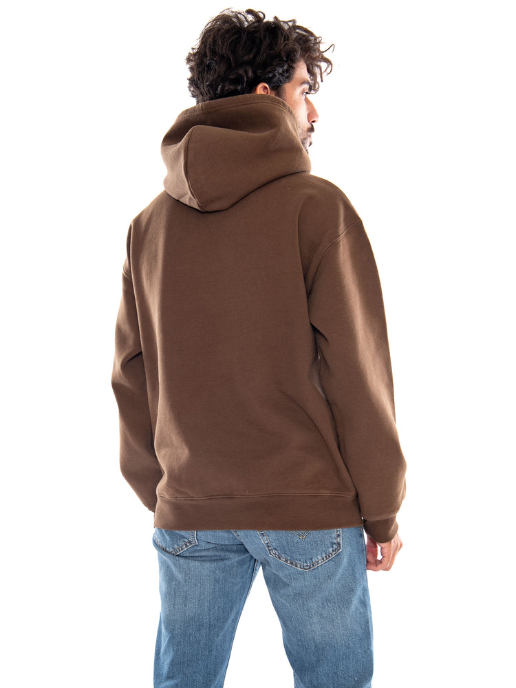 WORKWEAR PO HOODIE DESERT PALM BRUSHED F Desert Palm - Felpa con Cappuccio Uomo Verde Oliva 0084Q 0006 LEVIS 