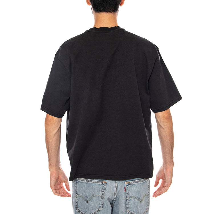 SS WORKWEAR PKT TEE PORTER STRIPE MEDIUM Black - Maglietta Girocollo Uomo Nera 008AB 0009 LEVIS 