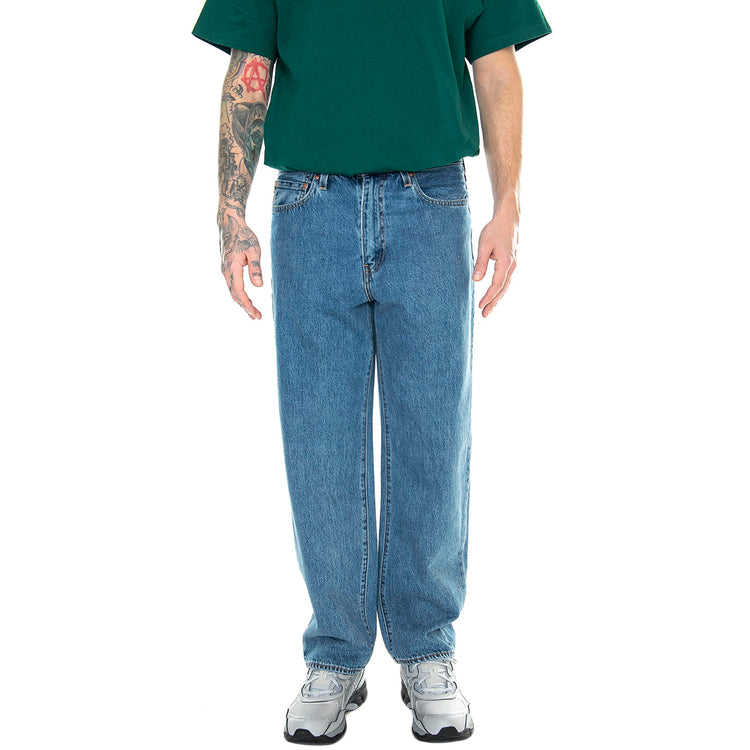 568™ LOOSE STRAIGHT VINTAGE KHAKI GD LTW MED INDIGO - Pantaloni Denim Jeans Uomo Blu 29037 0061 LEVIS 