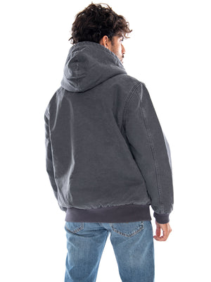 POTRERO DENIM HOODY DUO FADE PERISCOPE S GREY - Giacca con Zip e Cappuccio Uomo Grigia A3222 0022 LEVIS 