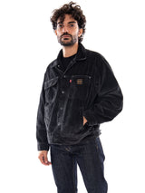 Levi's Sunrise Trucker Desert Palm Corduroy Black - Veste Homme Noir Homme LEVIS