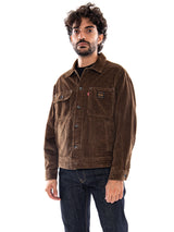 Levi's Sunrise Trucker Desert Palm Corduroy Brown - Veste Homme Marron Homme LEVIS